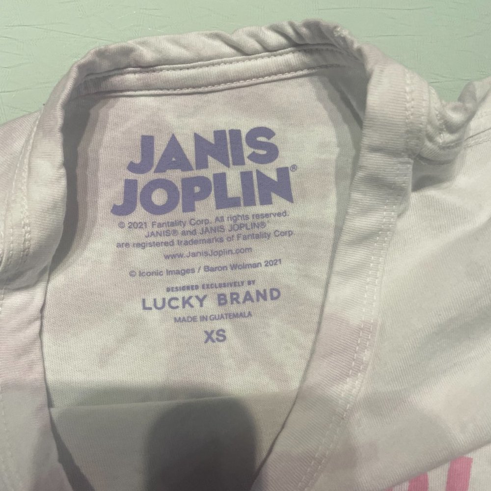 Lucky shirt- Janis Joplin- size XS - Picture 2 of 2